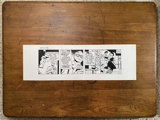 Dick Tracy Daily 10/6/78 Original Art Illustration | Fletcher Studio