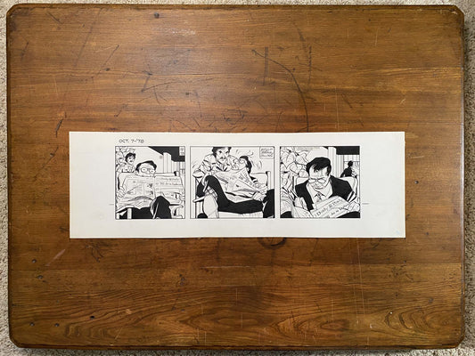 Dick Tracy Daily 10/7/78 Original Art Illustration | Fletcher Studio