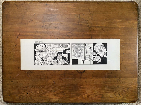 Dick Tracy Daily 10/10/78 Original Art Illustration | Fletcher Studio