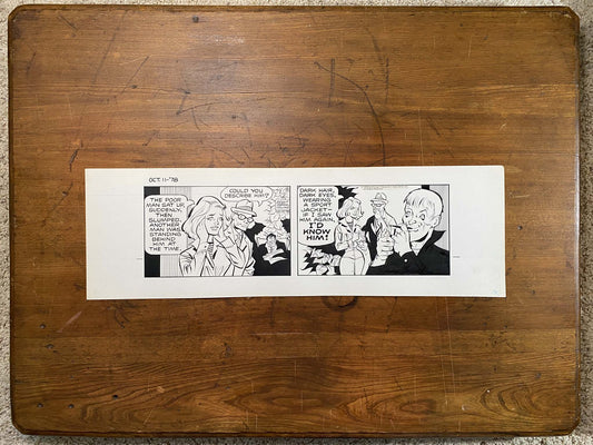 Dick Tracy Daily 10/11/78 Original Art Illustration | Fletcher Studio