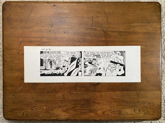 Dick Tracy Daily 10/18/78 Original Art Illustration | Fletcher Studio