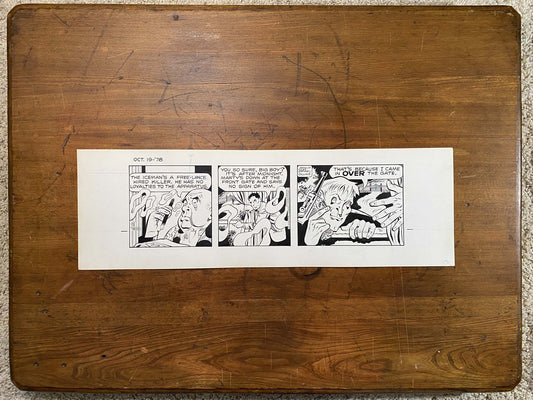 Dick Tracy Daily 10/19/78 Original Art Illustration | Fletcher Studio