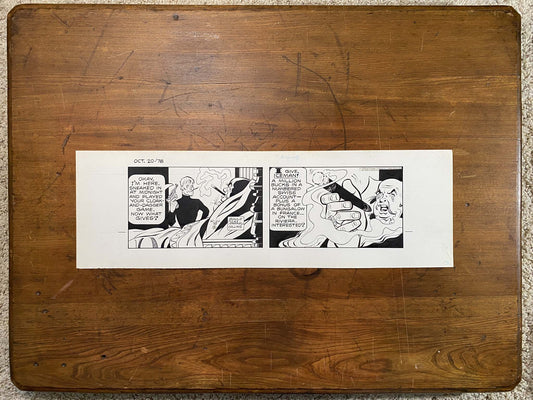Dick Tracy Daily 10/20/78 Original Art Illustration | Fletcher Studio