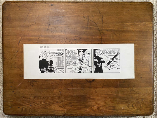 Dick Tracy Daily 10/24/78 Original Art Illustration | Fletcher Studio