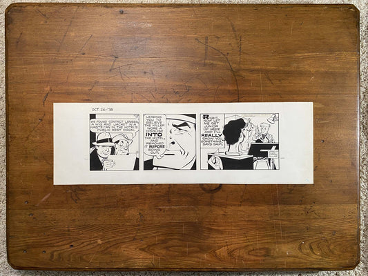 Dick Tracy Daily 10/26/78 Original Art Illustration | Fletcher Studio