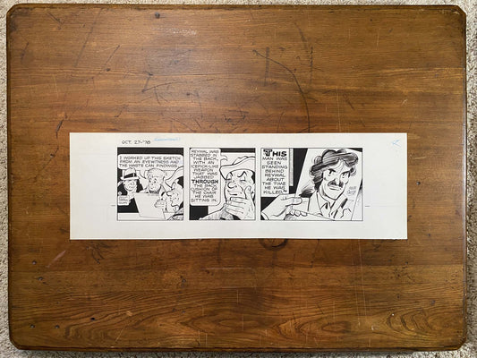 Dick Tracy Daily 10/27/78 Original Art Illustration | Fletcher Studio