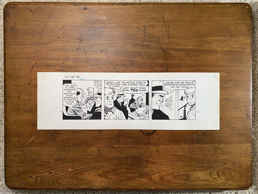 Dick Tracy Daily 10/28/78 Original Art Illustration | Fletcher Studio