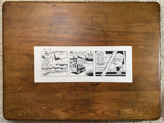 Dick Tracy Daily 11/1/78 Original Art Illustration | Fletcher Studio