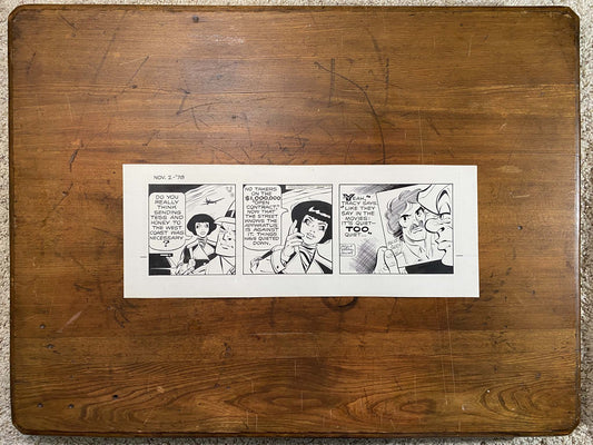 Dick Tracy Daily 11/2/78 Original Art Illustration | Fletcher Studio