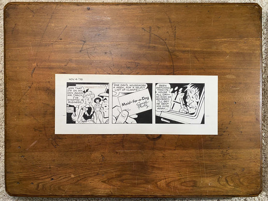 Dick Tracy Daily 11/4/78 Original Art Illustration | Fletcher Studio