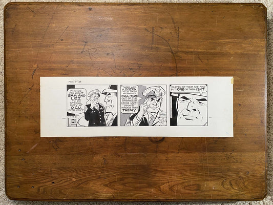 Dick Tracy Daily 11/7/78 Original Art Illustration | Fletcher Studio