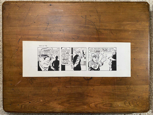 Dick Tracy Daily 11/9/78 Original Art Illustration | Fletcher Studio