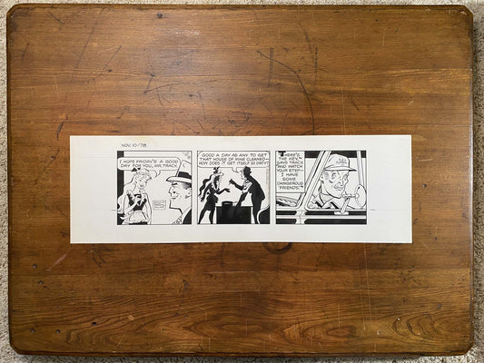 Dick Tracy Daily 11/10/78 Original Art Illustration | Fletcher Studio