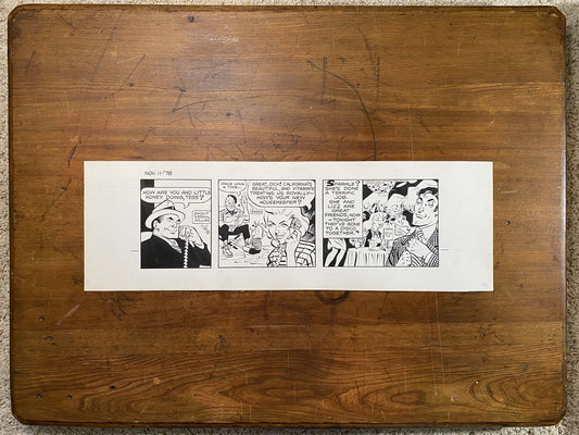 Dick Tracy Daily 11/11/78 Original Art Illustration | Fletcher Studio