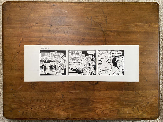 Dick Tracy Daily 11/16/78 Original Art Illustration | Fletcher Studio