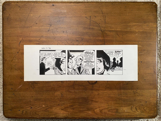 Dick Tracy Daily 11/17/78 Original Art Illustration | Fletcher Studio
