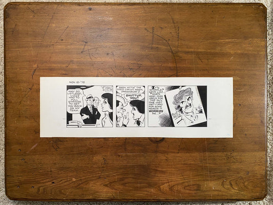 Dick Tracy Daily 11/18/78 Original Art Illustration | Fletcher Studio