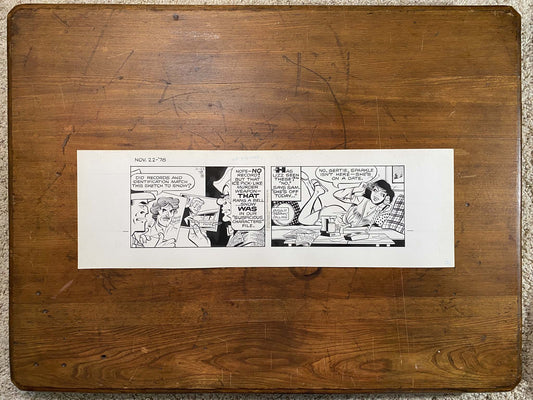 Dick Tracy Daily 11/22/78 Original Art Illustration | Fletcher Studio