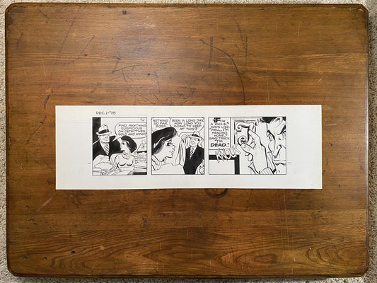 Dick Tracy Daily 12/1/78 Original Art Illustration | Fletcher Studio