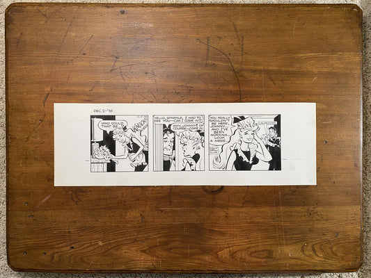 Dick Tracy Daily 12/2/78 Original Art Illustration | Fletcher Studio