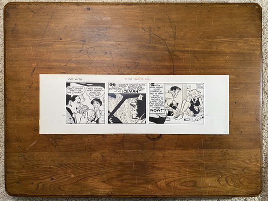 Dick Tracy Daily 12/4/78 Original Art Illustration | Fletcher Studio