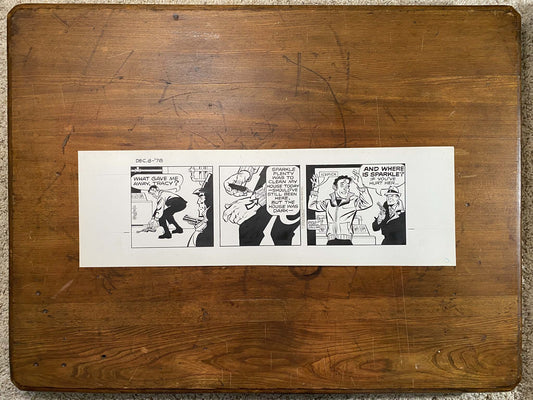 Dick Tracy Daily 12/8/78 Original Art Illustration | Fletcher Studio