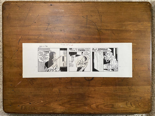 Dick Tracy Daily 12/11/78 Original Art Illustration | Fletcher Studio