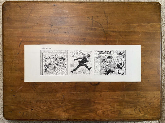 Dick Tracy Daily 12/14/78 Original Art Illustration | Fletcher Studio