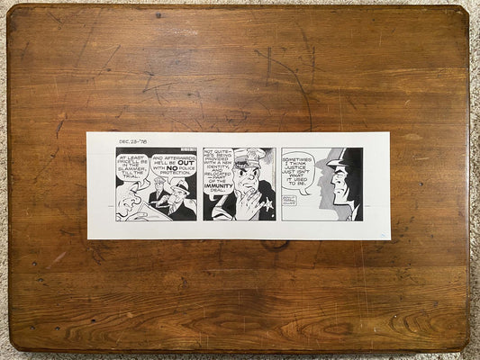 Dick Tracy Daily 12/23/78 Original Art Illustration | Fletcher Studio