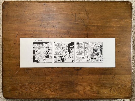 Dick Tracy Daily 12/26/78 Original Art Illustration | Fletcher Studio