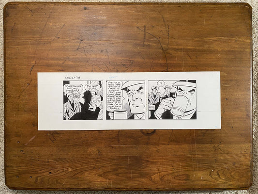 Dick Tracy Daily 12/27/78 Original Art Illustration | Fletcher Studio