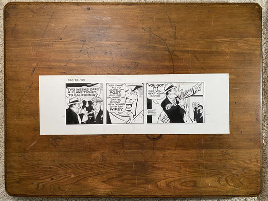 Dick Tracy Daily 12/29/78 Original Art Illustration | Fletcher Studio