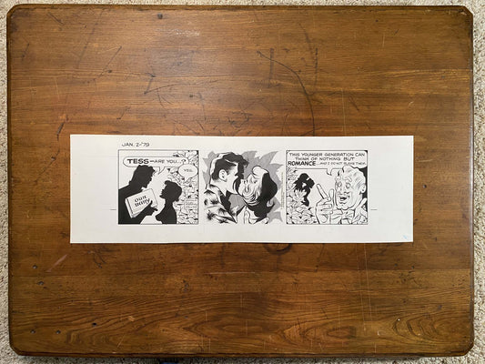 Dick Tracy Daily 1/2/79 Original Art Illustration | Fletcher Studio