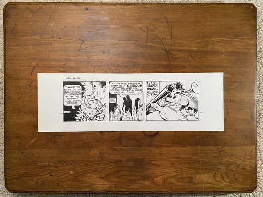 Dick Tracy Daily 1/4/79 Original Art Illustration | Fletcher Studio