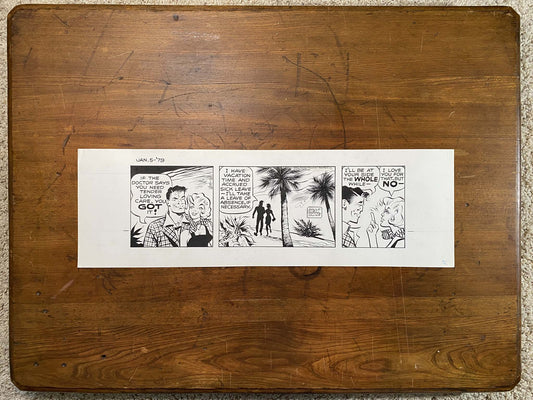Dick Tracy Daily 1/5/79 Original Art Illustration | Fletcher Studio