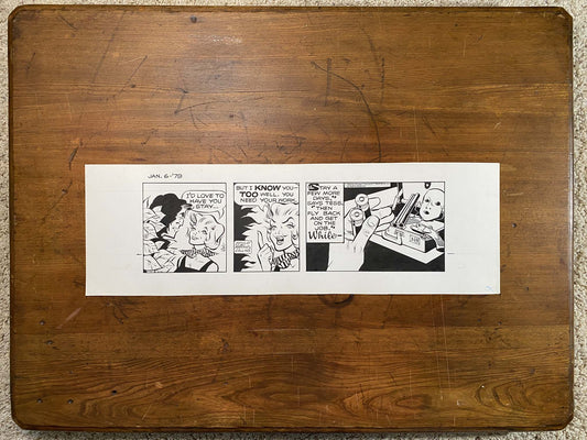 Dick Tracy Daily 1/6/79 Original Art Illustration | Fletcher Studio