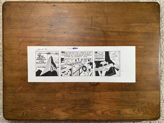 Dick Tracy Daily 1/15/79 Original Art Illustration | Fletcher Studio