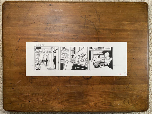 Dick Tracy Daily 1/18/79 Original Art Illustration | Fletcher Studio