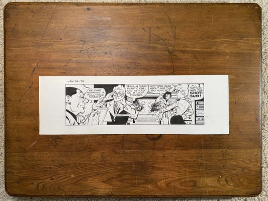 Dick Tracy Daily 1/24/79 Original Art Illustration | Fletcher Studio