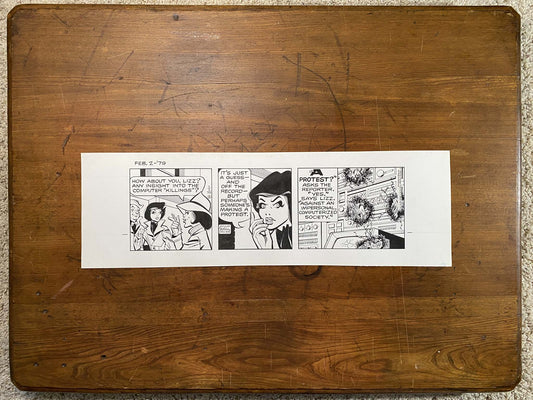 Dick Tracy Daily 2/2/79 Original Art Illustration | Fletcher Studio