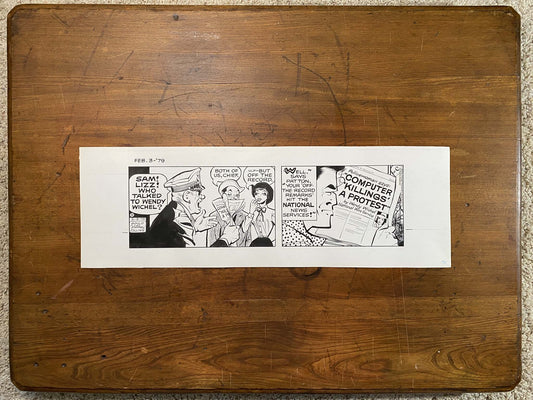 Dick Tracy Daily 2/3/79 Original Art Illustration | Fletcher Studio