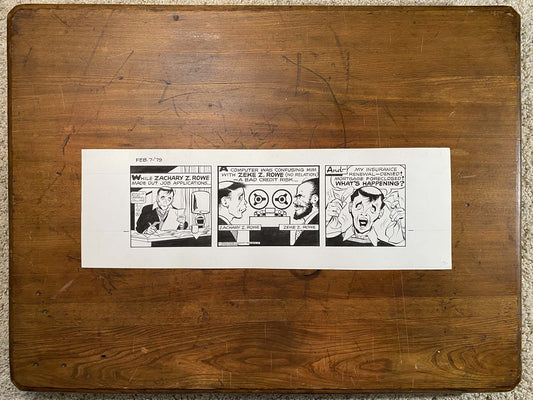 Dick Tracy Daily 2/7/79 Original Art Illustration | Fletcher Studio