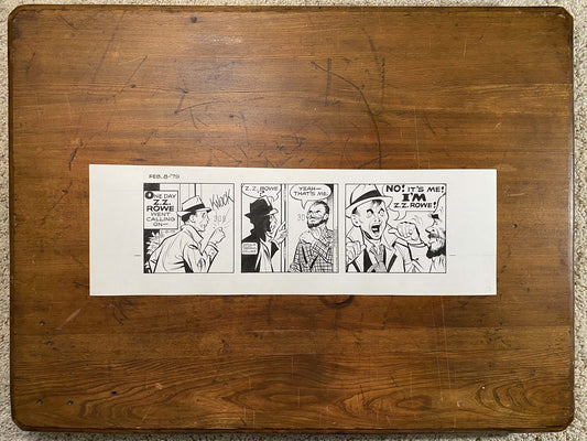 Dick Tracy Daily 2/8/79 Original Art Illustration | Fletcher Studio