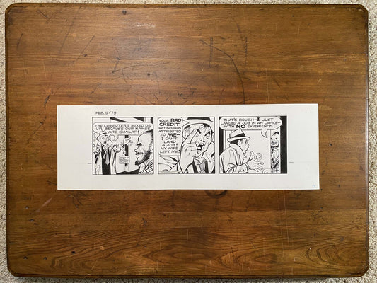 Dick Tracy Daily 2/9/79 Original Art Illustration | Fletcher Studio