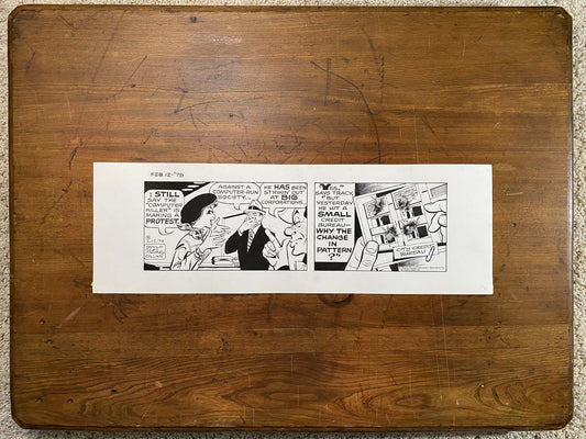 Dick Tracy Daily 2/12/79 Original Art Illustration | Fletcher Studio