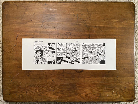 Dick Tracy Daily 2/19/79 Original Art Illustration | Fletcher Studio