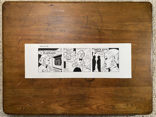 Dick Tracy Daily 2/20/79 Original Art Illustration | Fletcher Studio
