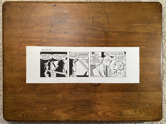 Dick Tracy Daily 2/24/79 Original Art Illustration | Fletcher Studio