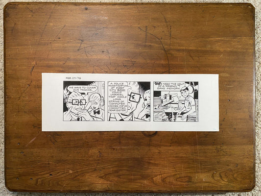 Dick Tracy Daily 2/27/79 Original Art Illustration | Fletcher Studio