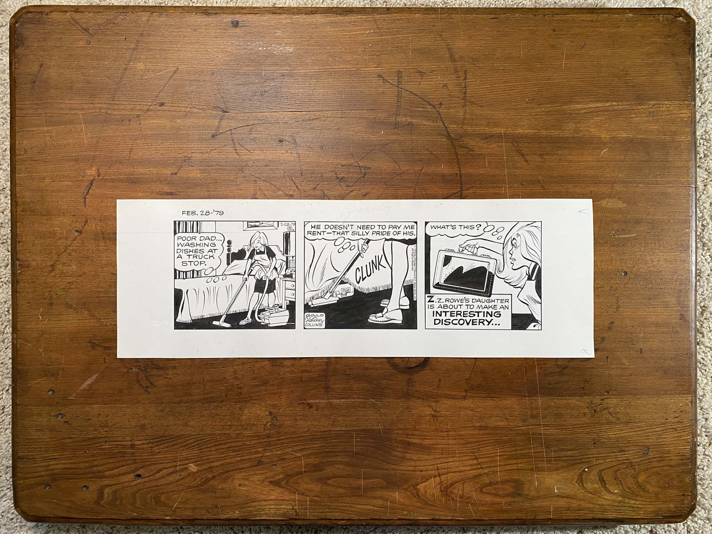 Dick Tracy Daily 2/28/79 Original Art Illustration | Fletcher Studio